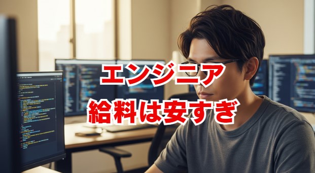 エンジニアの給料は安すぎ？データで見る年収と上げる方法